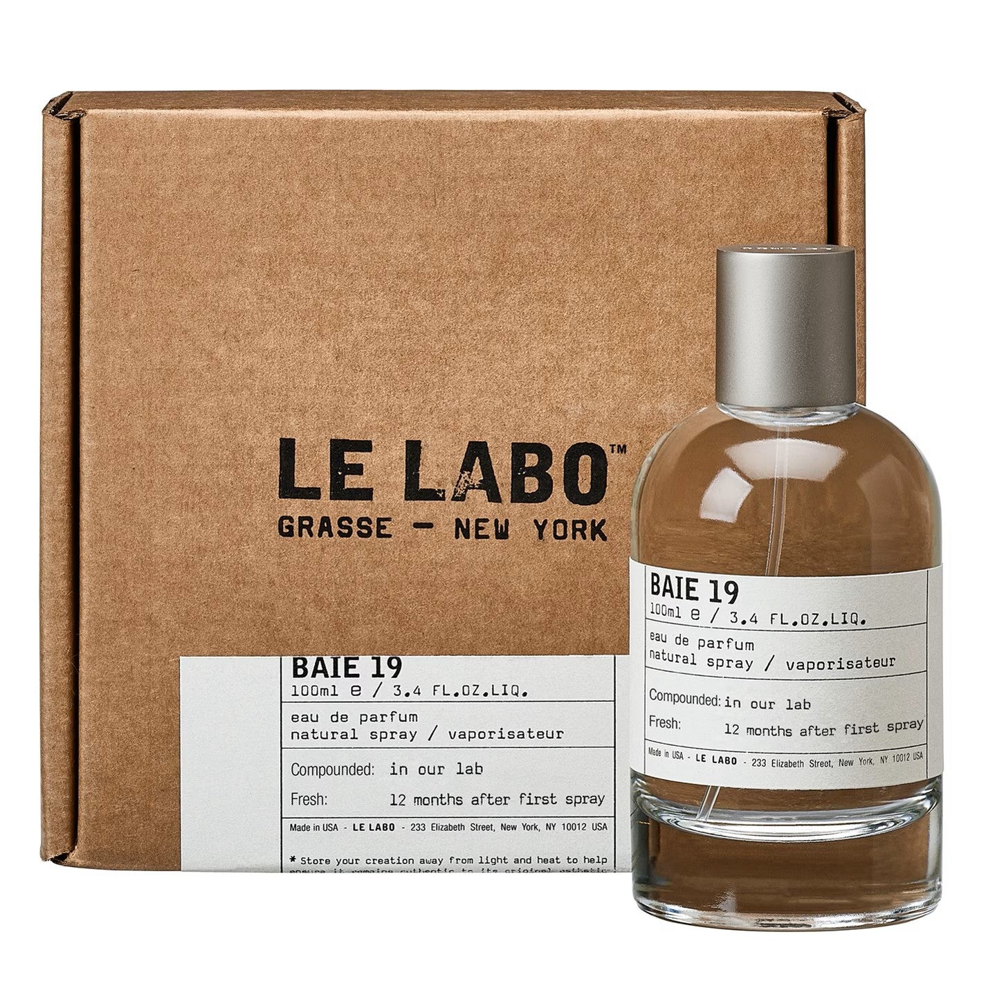 Le Labo Baie 19 Eau De Parfum